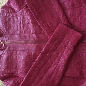 St. John leather jacket